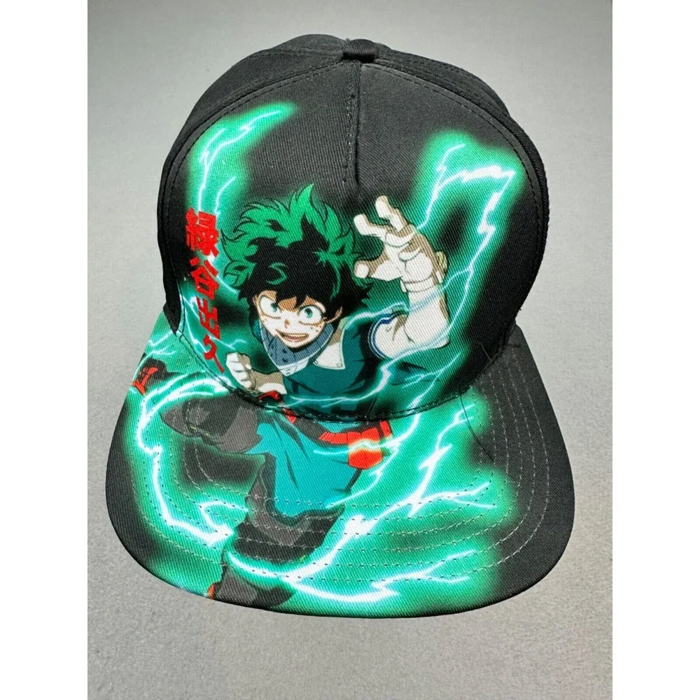 Deku MY HERO ACADEMIA‎  Anime Izuku Midoriya Snapback Hat Fits 14 & Older